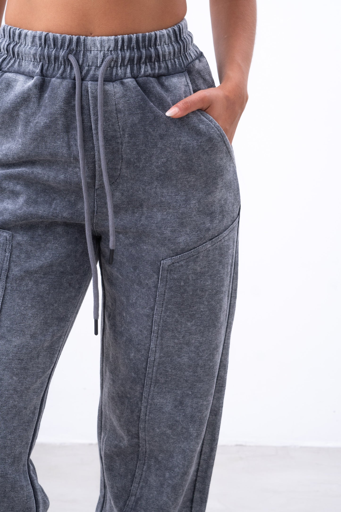 Joggin con puño Acid Wash
