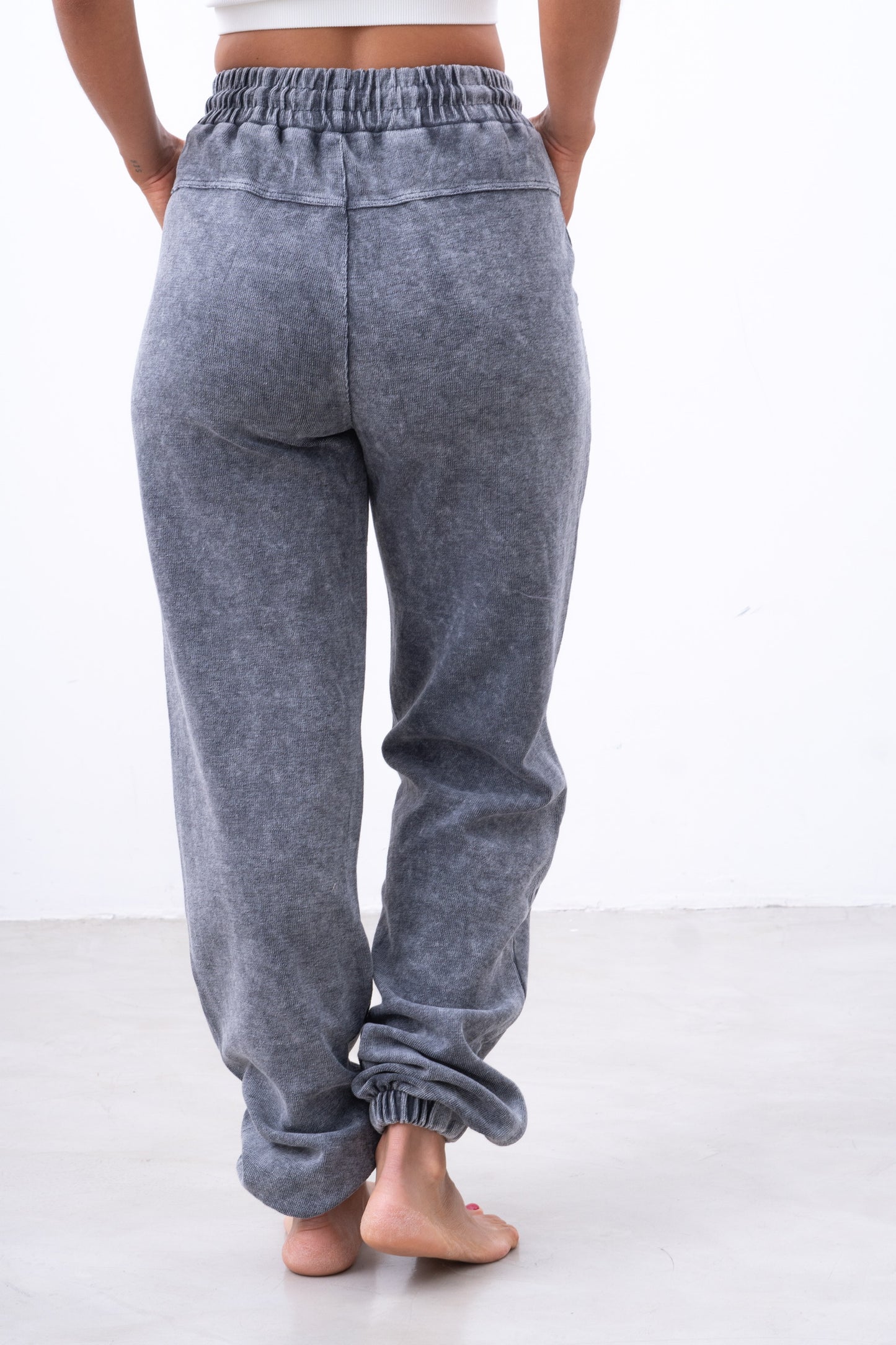 Joggin con puño Acid Wash