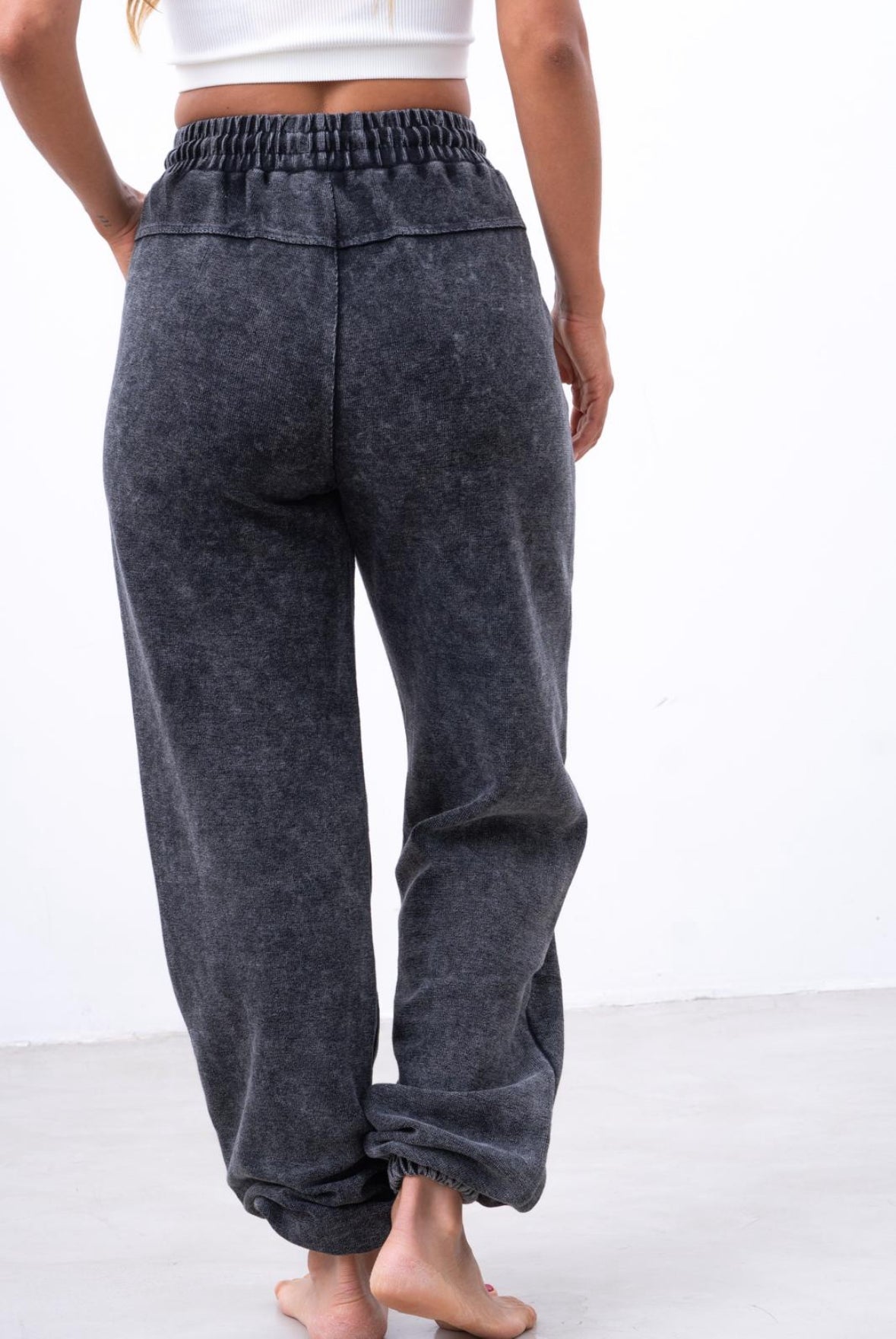 Joggin con puño Acid Wash
