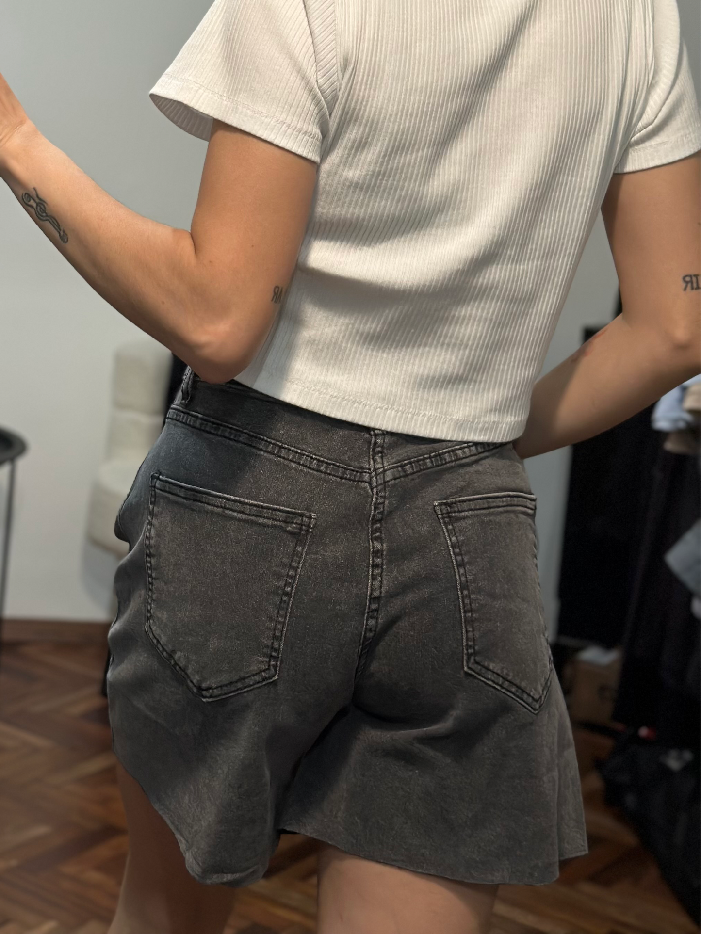 Bermuda jean black