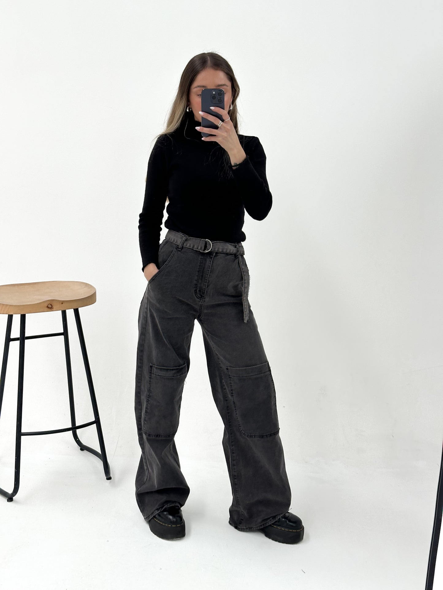 Jean cargo grey