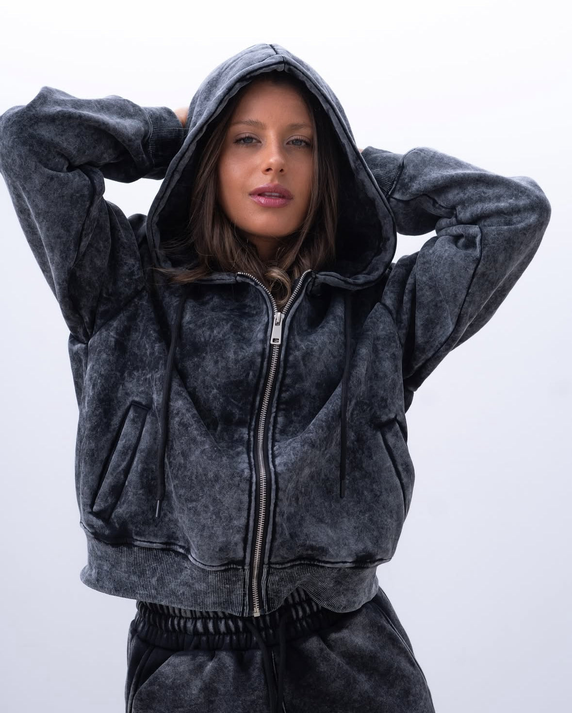 Campera Acid Wash