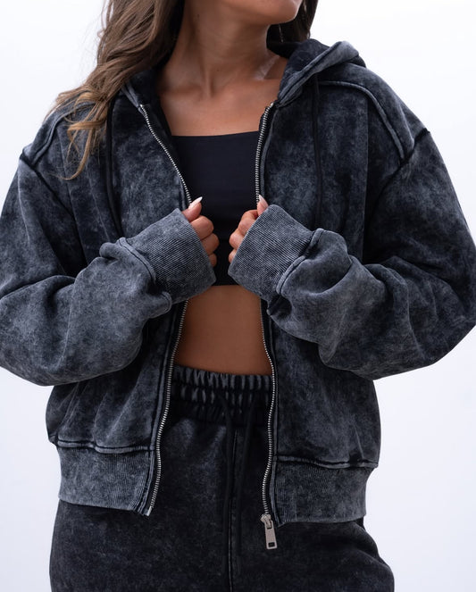 Campera Acid Wash