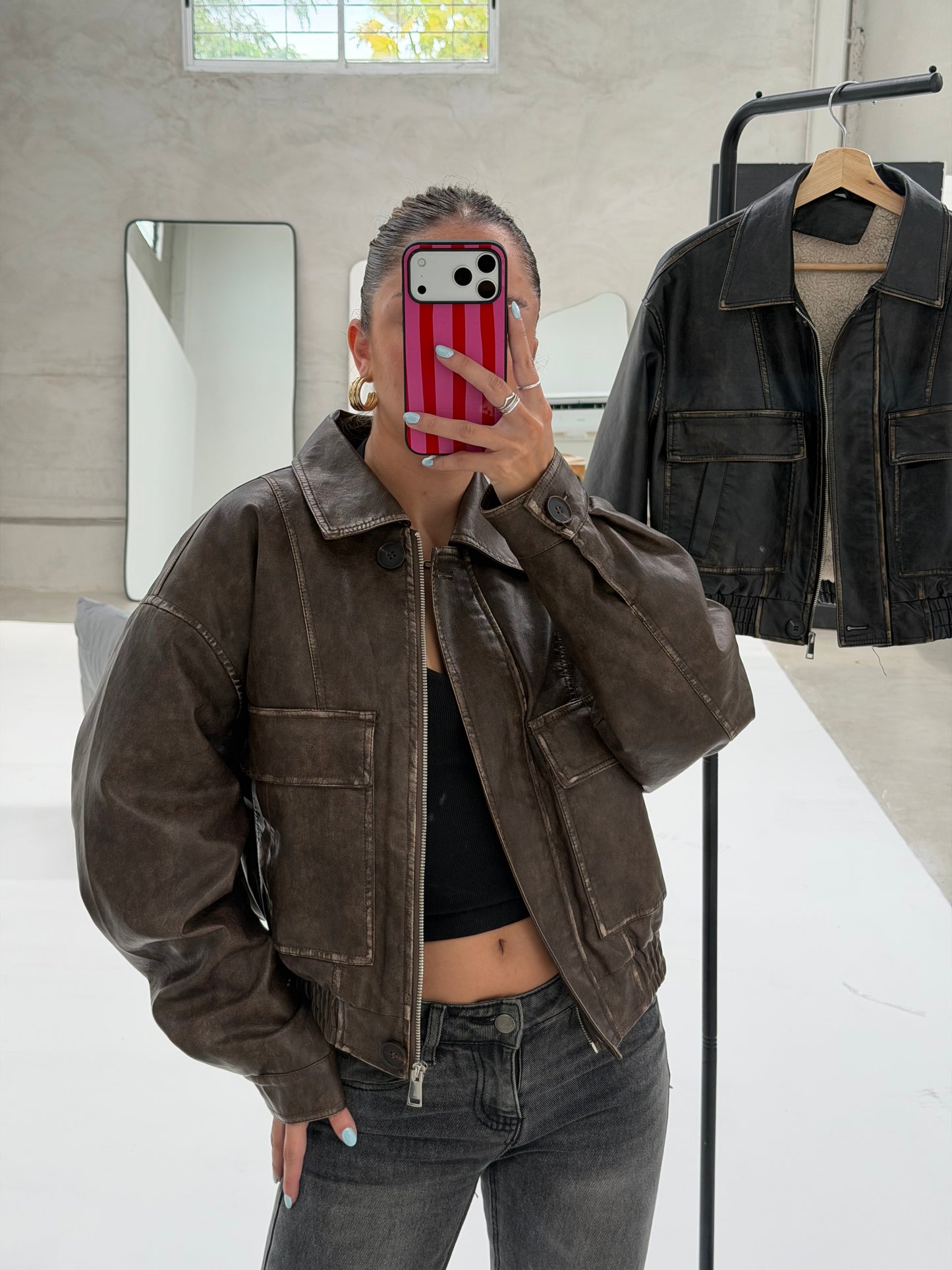 Bomber Jacket - Choco