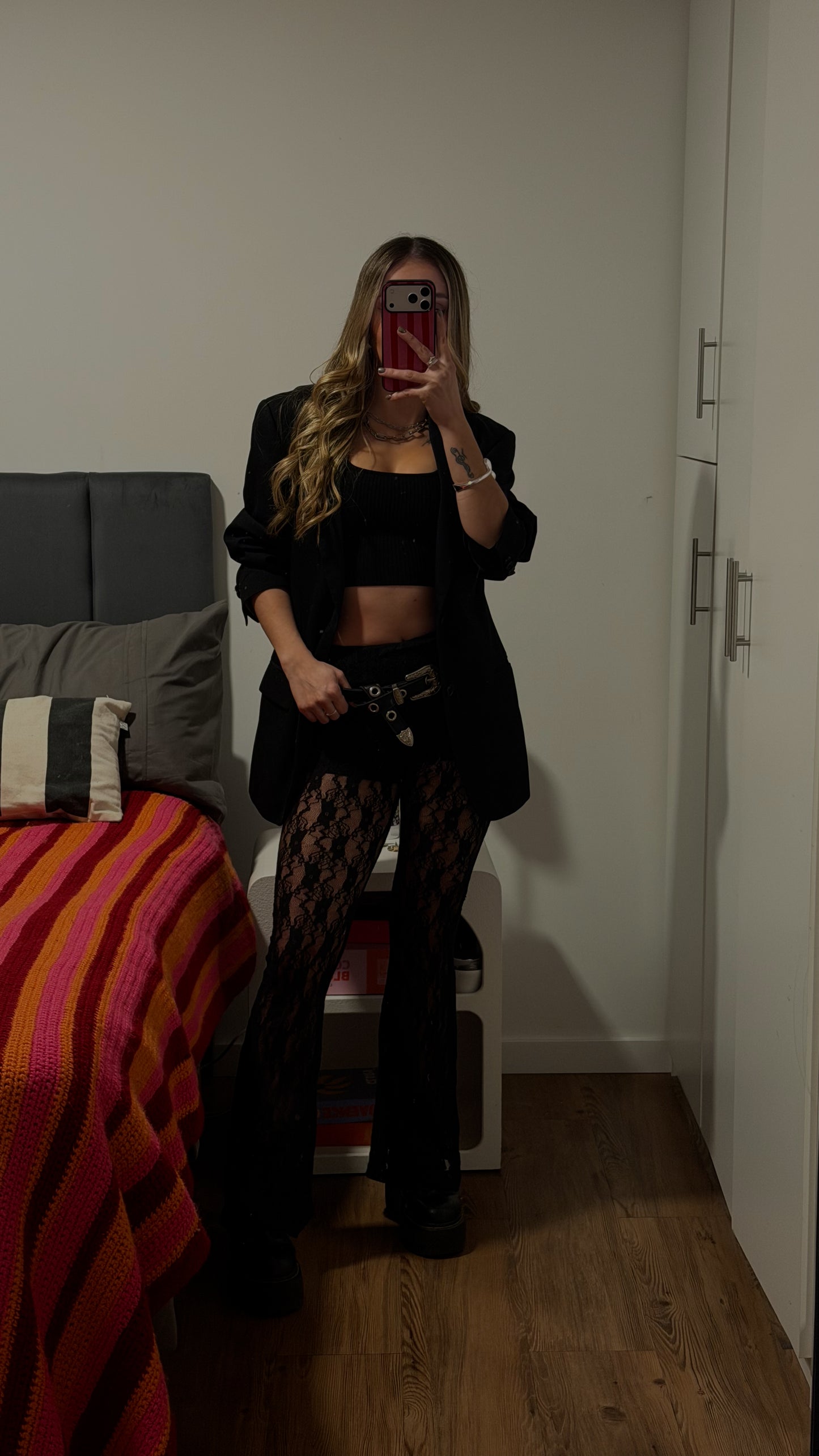 Pant encaje
