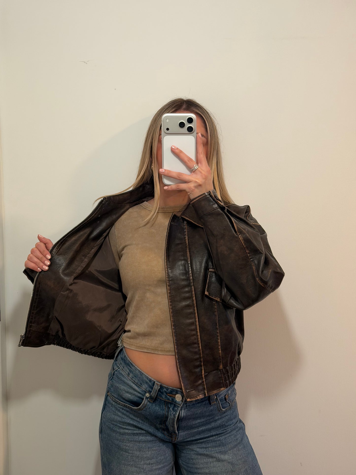 PREVENTA Bomber Jacket - Marrón