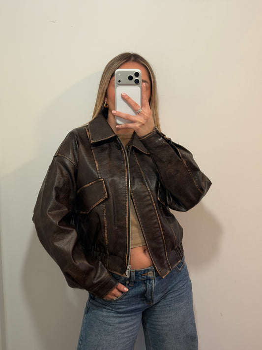 PREVENTA Bomber Jacket - Marrón