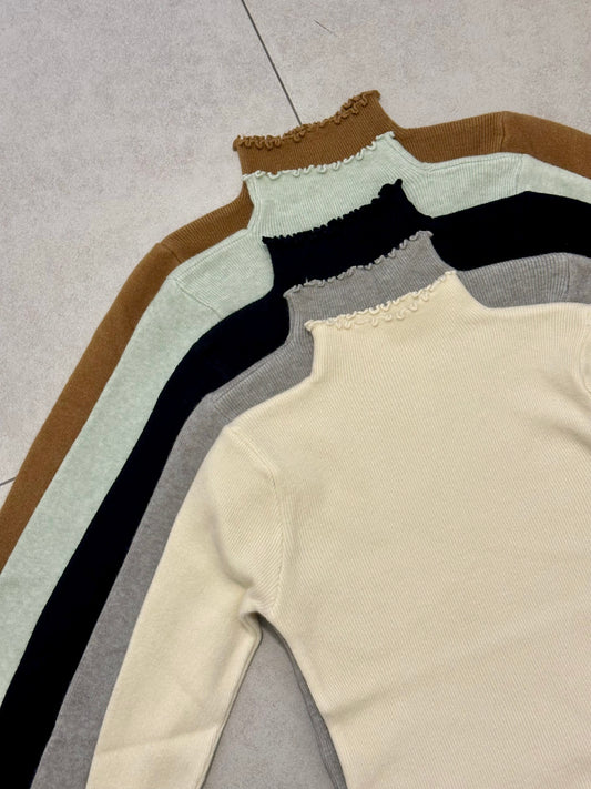 Polera básica con borde